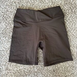 Oner Active Unified Wrap Shorts in Deep Taupe